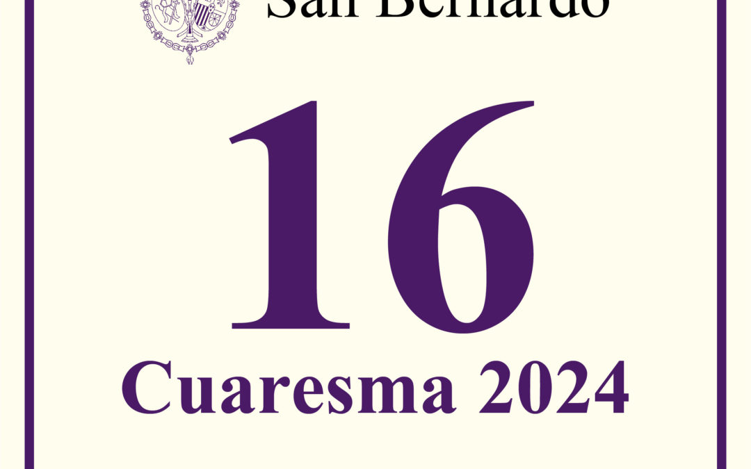 Hoja informativa nº16 Cuaresma 2024